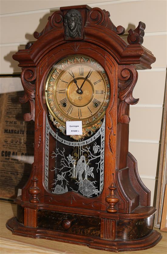 An American mantel clock